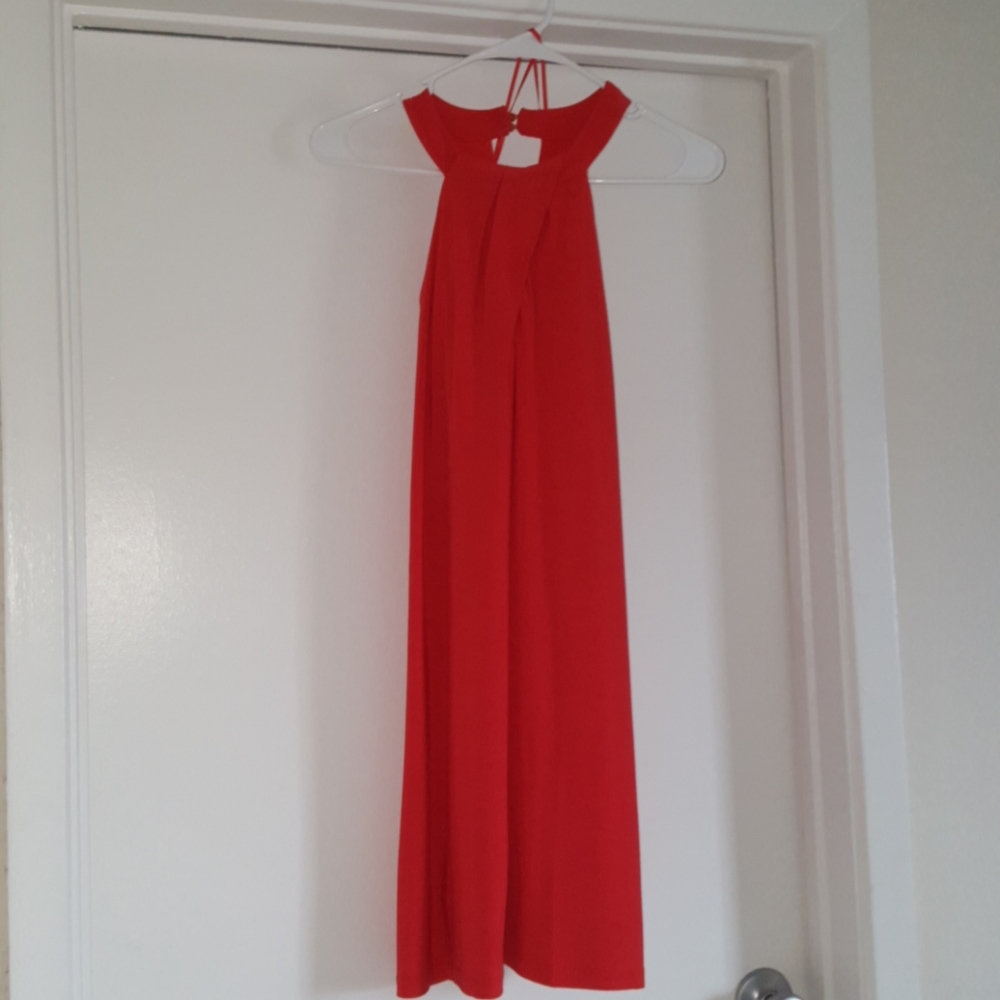 Coral dress